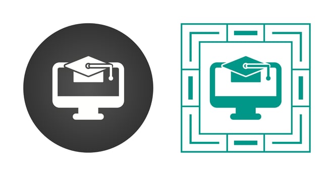 Online Education Vector Icon