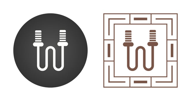 Skipping Vector Icon
