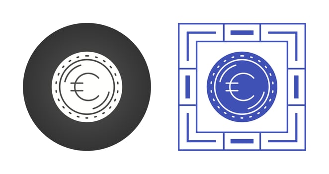 Euro Currency Vector Icon