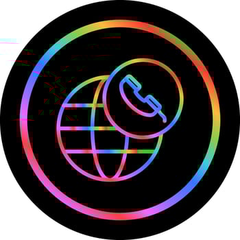 Voice over IP Vector Icon