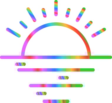 Sunset Vector Icon