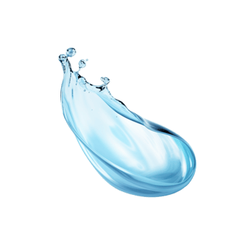 water splash, isolated on transparent background,AI Generative png