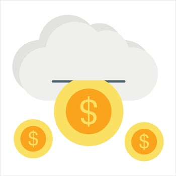 crowd founding flat icon design style vector