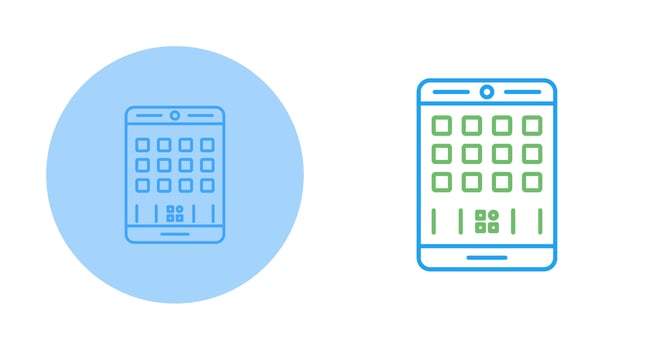 Mobiles App Vector Icon