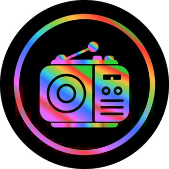 Radio Vector Icon