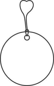 Price tag Circle label line icon png