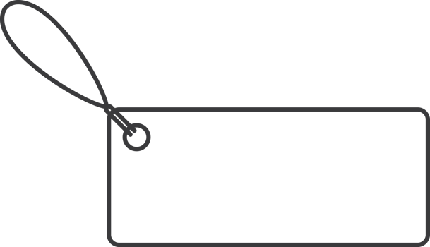 Price tag label line icon png
