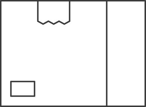 delivery box line icon png