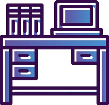 Work Place Vector Icon Design