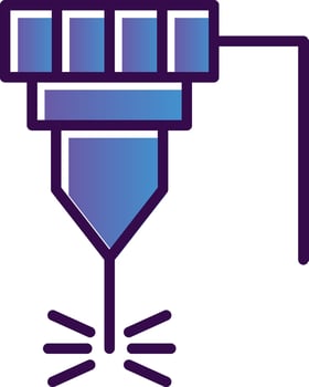 Laser Vector Icon Design
