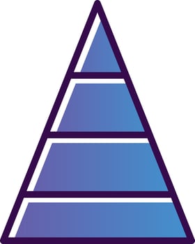 Pyramid Vector Icon Design