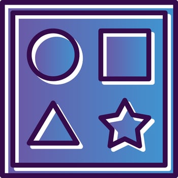 Shape Toy Vector Icon Design