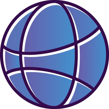 Basketball Vector Icon Design