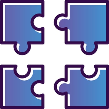 Puzzle Vector Icon Design