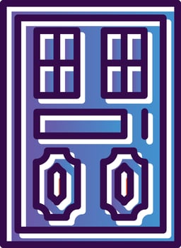 Door Vector Icon Design