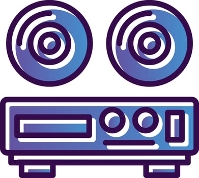 Dvd Player Vector Icon Design