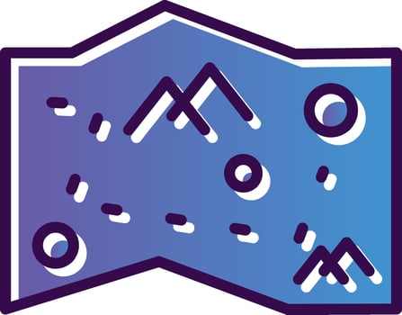 Map Vector Icon Design