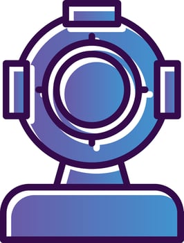 Helmet Vector Icon Design