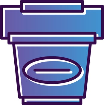 Bucket Vector Icon Design
