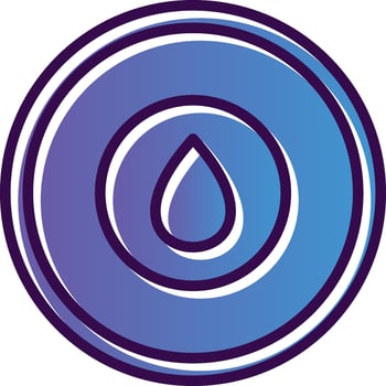 Waterdrop Vector Icon Design