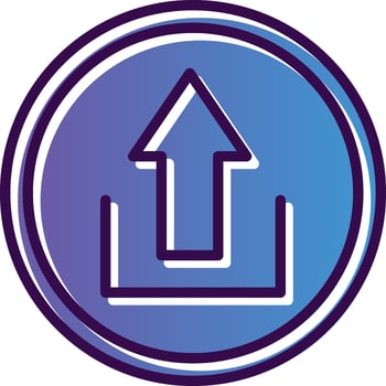 Upload Vector Icon Design