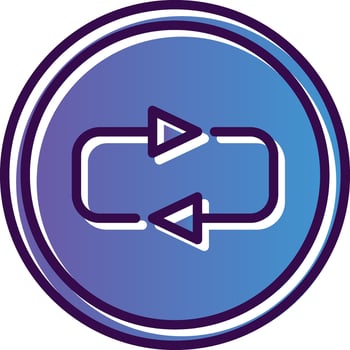 Loop Vector Icon Design