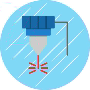 Laser Vector Icon Design