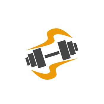 Gym fitness logo. Gym Logo with Dumbbell Element. Logo Designs for Fitness Industry vector