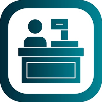 Cashier Vector Icon Design