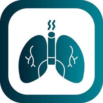 Lungs Vector Icon Design