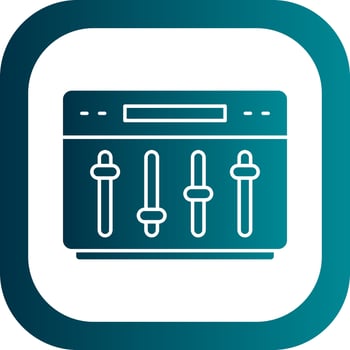 Equalizer Vector Icon Design