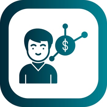 Crowdfunding Vector Icon Design