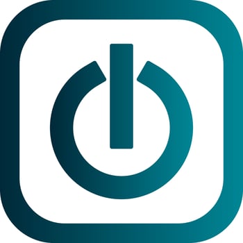 Power Button Vector Icon Design