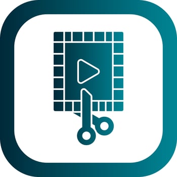 Video Editor Vector Icon Design