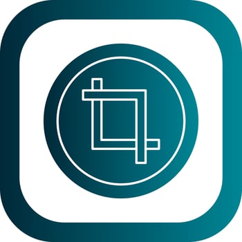 Crop Vector Icon Design