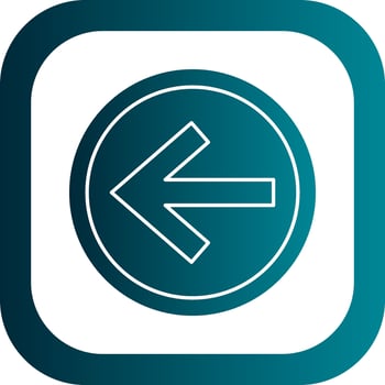 Backward Vector Icon Design
