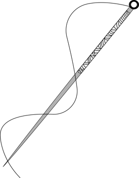 Vector illustration of a dagger, sword. png