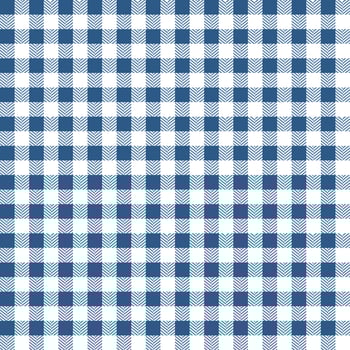 Navy blue plaid pattern with herringbone pattern inside background. plaid pattern background. plaid background. Seamless pattern. for backdrop, decoration, gift wrapping, gingham tablecloth, blanket vector