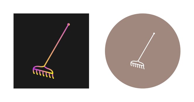 Rake Vector Icon