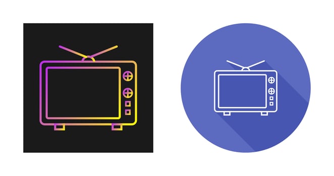 Television Vector Icon