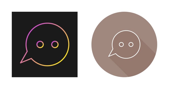 Message Bubbles Vector Icon