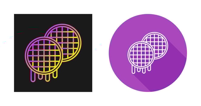 Waffle Vector Icon
