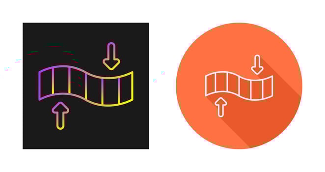 Elasticity Vector Icon