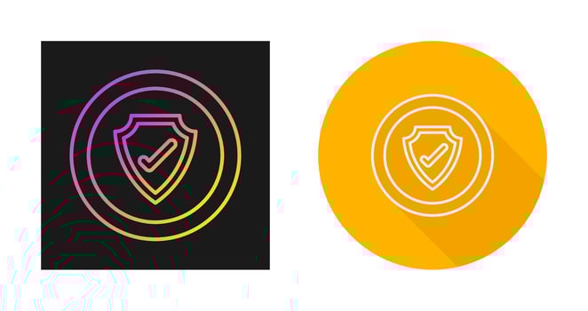 Security Token Vector Icon