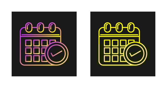 Schedule Vector Icon