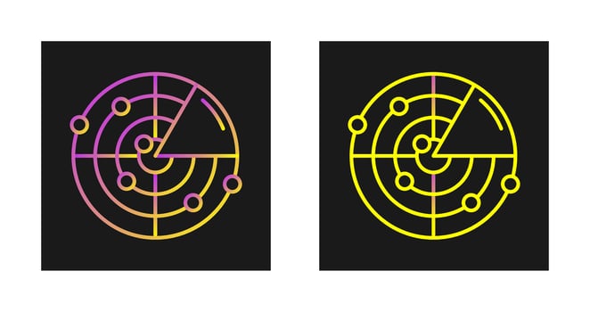 Radar Vector Icon