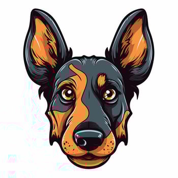 Dog Vector Cute Dog Cartoon Symbol