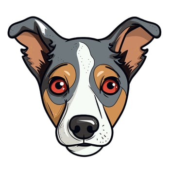 Dog Vector Cute Dog Cartoon Symbol