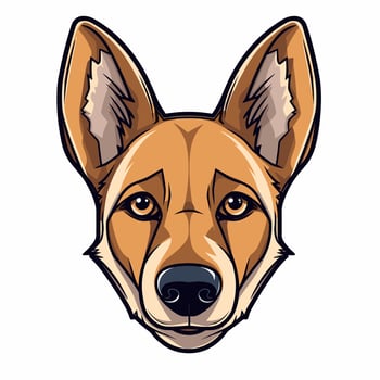 Dog Vector Cute Dog Cartoon Symbol