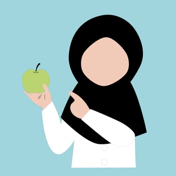 Nurse Character Illustration vector